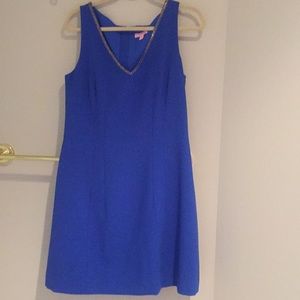 Super cute NWT Lilly Pulitzer blue shift dress size 12